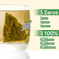 GTGLOTRA Premium Full-Leaf Loose Green Tea, 24 Pyramid Bags(4 Pack), 100% Natural No Additives, Easy Brew, Biodegradable Tea Whole Leaf Tea