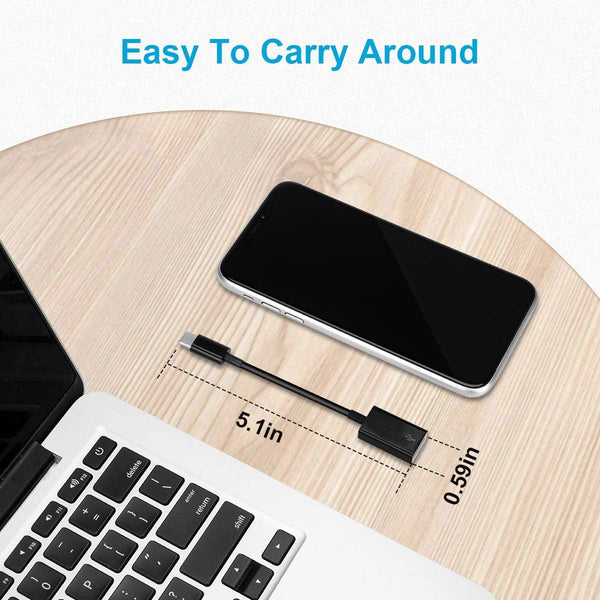 USB C to USB Adapter [2 Pack],Type-C OTG Cable Type C Male to USB a Female Usb to Usbc-C Adapter Compatible with Macbook Pro/Air Ipad Pro 2022