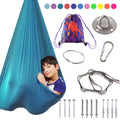 Indoor Therapy Sensory Swing for Kids, Special Needs Joy Cuddle Ceiling Snuggle Swings, Outdoor Room Adjustable Fabric Hammock for Children Child