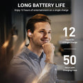 TOZO T6 Wireless Earbuds Bluetooth 5.3 Headphones, Ergonomic Design in Ear Headset, 50Hrs Playtime with Wireless Charging Case, APP EQ