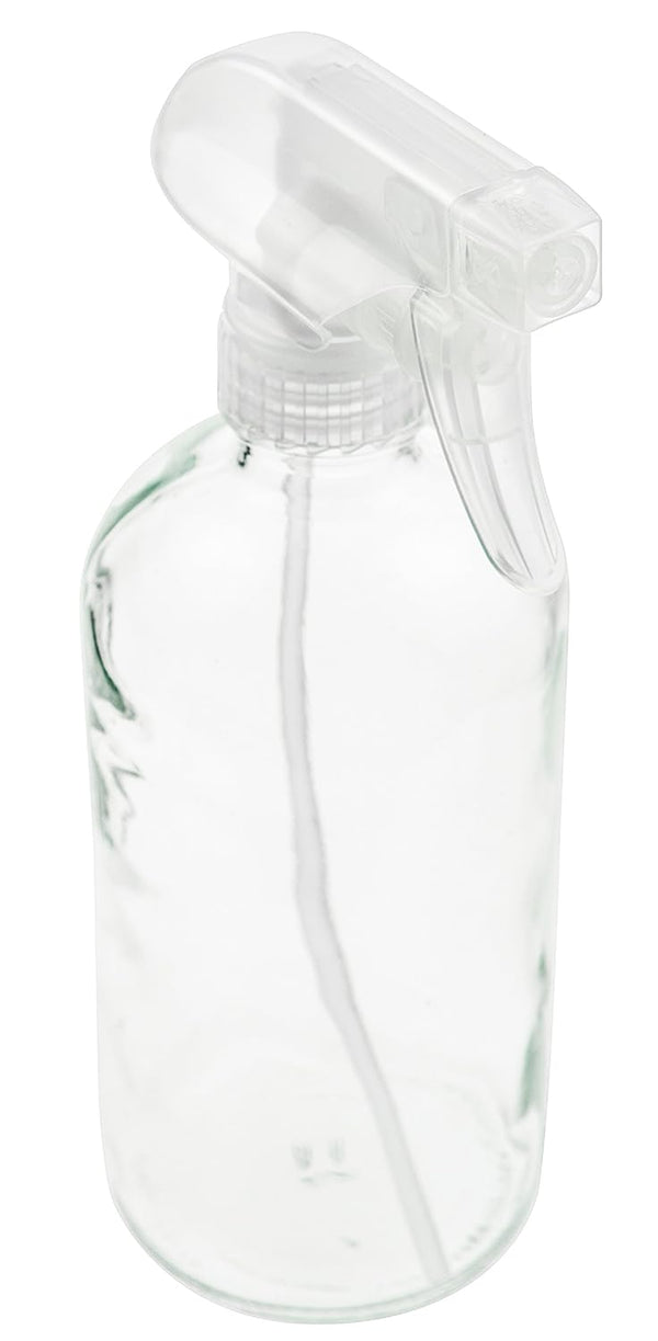 Glass Spray Bottle - Empty Refillable 16 Oz Container Is Great for Essential Oils, Cleaning Products, Homemade Cleaners, Aromatherapy, Misting