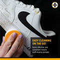 Sneakerasers Instant Sneaker Cleaner Sponge, Effective Shoe Cleaning for White Sneakers, Tennis Shoes - Pre-Moistened, Portable Shoe Cleaner,