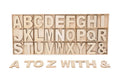 FROSTDONKEY 162 Pieces 2 Inch Unfinished Wooden Craft Letters with Storage Tray, 2 in Small Wooden Alphabet Letters for Crafts, Wall Decor, DIY,