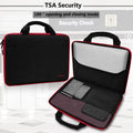 Hseok Laptop Sleeve 13-14 Inch Case Briefcase Compatible with Macbook Pro 14 Inch M4/M3/M2/M1 All Model of 13.3 Inch Mac Air/Pro, XPS 13 14, Most
