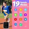 Fitness Tracker Watch for Kids, IP68 Waterproof Kids Smart Watch with 1.5" DIY Dials 19 Sport Modes, Pedometers, Heart Rate, Sleep Monitor, Great
