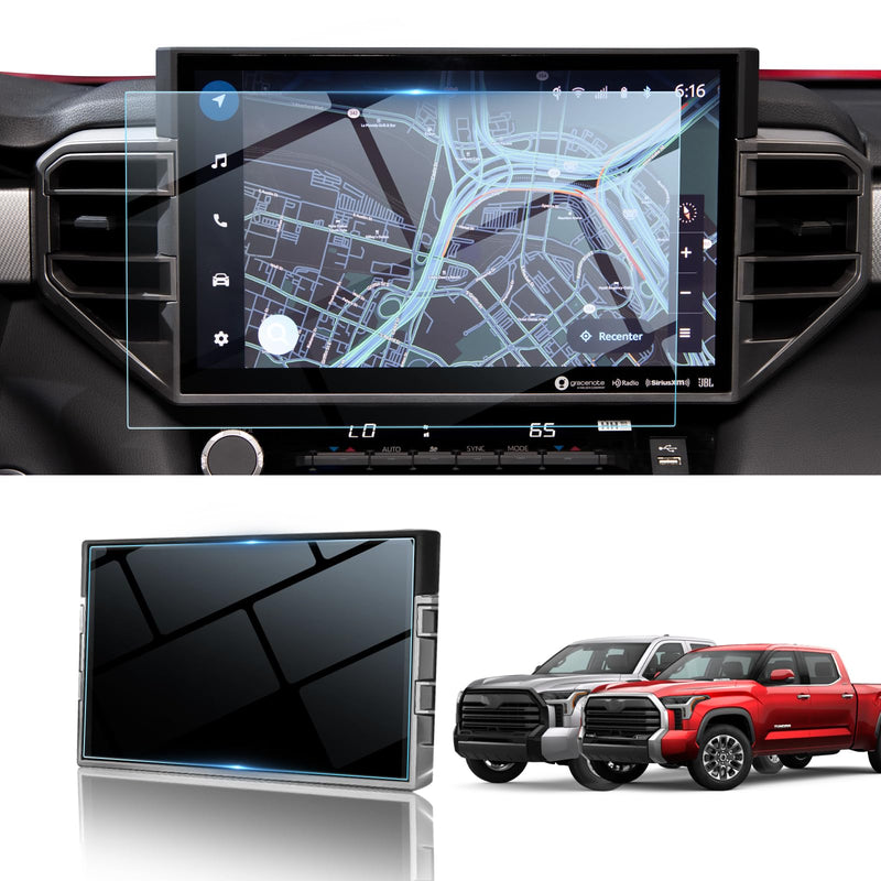 BIBIBO for 2023 2024 Toyota Tundra Screen Protector 2022-2024 Toyota Tundra &2024 Toyota Tacoma 14" Radio Screen Protector Toyota Tundra Accessories