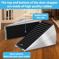 Strongest Adjustable Spring Loaded Large Door Stopper - Heavy Duty Tall Door Stop Wedge Door Stoppers for Bottom of Doors,Tall up to 3 in Doorstop