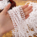 Sureio 36 Pack Long Pearl Necklace Fake Pearl Necklace Bulk Costume Jewelry for Women 1920S White Faux Beaded Strand Layered Accessories for