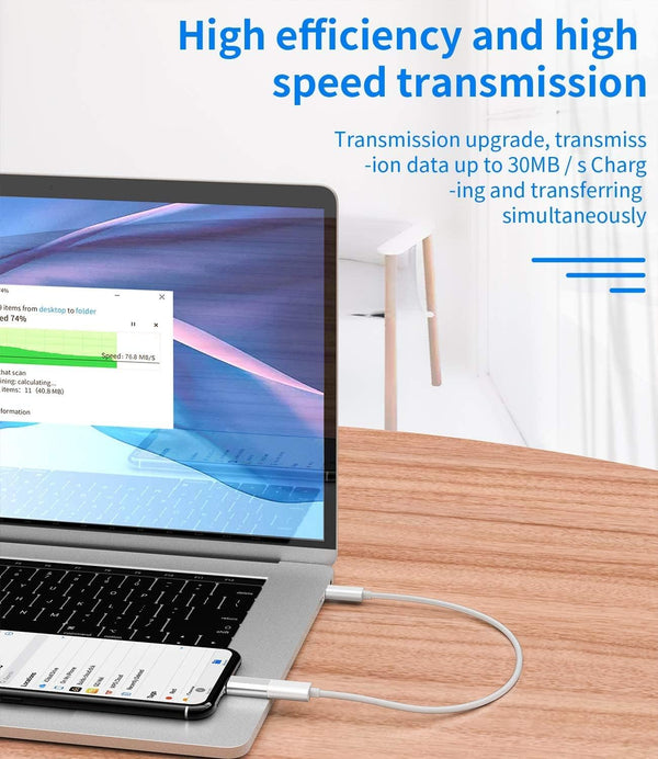 USB-C Adapter Lighting (Female) to USB Type C (Male) Adapter,Support QC Fast Charging Date Transmissionï¼Compatible with Phone 15 Series Android