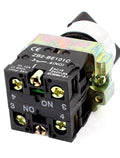 Uxcell 22Mm Latching 2 NO Three 3-Position Rotary Selector Select Switch ZB2-BE101C