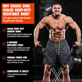 Heavy Resistance Bands for Working Out, 300LBS Exercise Bands with Handles, Workout Bands for Men, Weight Fitness Bands Set for Muscle Training,