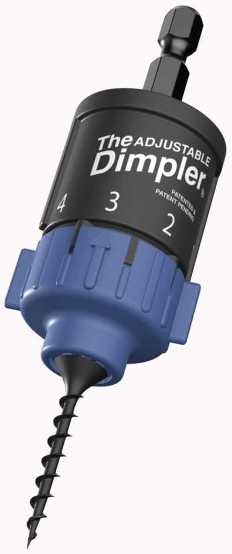 Adjustable DIMPLER ® Drywall Bit | Perfect for Converting Electric and Impact Drills into a Drywall & Deck Screw Gun | Holds the Screw with a Poweful Magnet