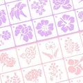 JULMELON Flower Stencils for Wood, 20Pcs Sunflower Painting Stencil Reusable Stencils DIY for Wall Floor Decor Rock Dot Painting Art Projects (3Inch)