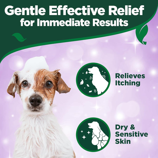 Vet'S Best Hypo-Allergenic Shampoo for Dogs | Dog Shampoo for Sensitive Skin | Relieves Discomfort from Dry, Itchy Skin | Cleans, Moisturizes, and
