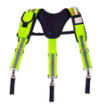 Carpenter Tool Belt Suspenders, Heavy Duty Tool Belt Suspenders Reflective Safety Suspenders