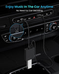 ANDTOBO USB to Aux Audio Adapter, 3.5Mm Male to USB Female, Car Music Player