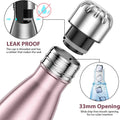 THE CEO 17Oz Business Stainless Steel Water Bottle with Three-Layer Insulation - Leak-Proof Reusable Bottles for Travel & Gym - Stay Hydrated with