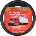 Motor Trend 18" Inch Steering Wheel Cover for Big Rigs Trucks Semis Truckers Rvs 18-Wheelers Freight Carrier Tow Trucks Tankers Transporters,