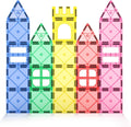 Magnetic Tiles Toddler Toys Magnetic Building Blocks for Kids Ages 3-12 STEM Educational Toys for Girls & Boys Sensory Play for Preschool Learning