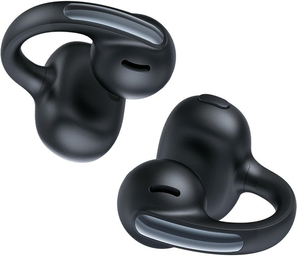 Baseus Bowie MC1 Open Ear Clip-On Earbuds, Adaptive Comfort with Anti-Drop Design, Impactful Sound with Adaptive Bass Boost, Adaptive Noise