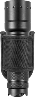 Flashlight Holster for Duty Belt, Open Top D Cell Compact Light Holder Case, Nylon Light Holster Pouch Uiinosoo Carry Tactical Torch Handheld
