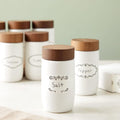 Juvale 300 Piece Dissolvable Labels for Food Storage Containers and Mason Jars, Stickers in 8 Designs for Labeling Kitchen and Pantry Canning Jar