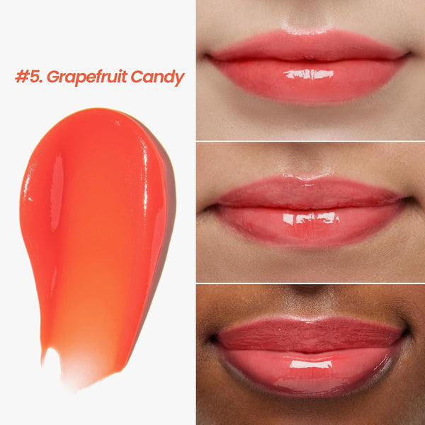 CNP Propolis Jelly Tinted Lipcerin™ - 05 Grapefruit Candy, Hydrating Lip Balm & Gloss with Manuka Honey + Hyaluronic Acid, Stocking Stuffers,