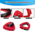 Spin Mop Head Replacement,Iron Spin Handle,Brush and Base Compatible with O Cedar Easywring 1 Tank System,Microfiber Mop Refills and 30-58" Handle