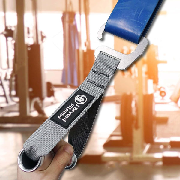 J Bryant Fitness Resistance Band Exercises Handles Heavy Duty Metal Gym Handles Stainless Steel Large Size Hook for Wide Pull up Resistance Band