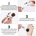 Sunscreen Setting Powder SPF 35, Mineral Brush Powder for Face & Scalp, Oil Control Natural Matte Finish Loose Powder Translucent Lasting