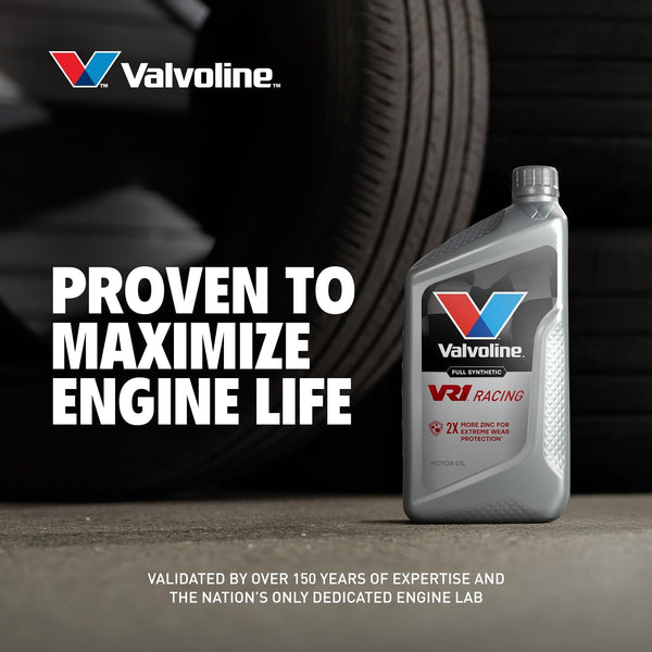 Valvoline VR1 Racing Synthetic SAE 20W-50 Motor Oil 1 QT