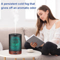 Essential Oil Diffuser- Aromatherapy Diffuser With7 Colors Light and Auto-Off for Women Metal Cool Mist Humidifier for Home and Office(Tree)