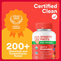 Smartypants Organic Kids Multivitamin Gummies: Probiotics, Omega 3 (ALA), Vitamin D3, C, Vitamin B12, B6, A, K & Zinc for Immune Support, Biotin,