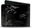 Buckle-Down Men'S PU Bifold Wallet, Multicolor, Standard Size