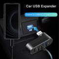 VIENON 4-Port USB 3.0 Hub [90Â°/180Â° Degree Rotatable], USB Splitter with 3 USB-A Ports & 1 USB C Power/Data Port, USB Extender for Laptop, Car,