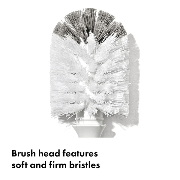 OXO Tot Bottle Brush with Nipple Cleaner and Stand - Gray