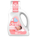 Dreft Stage 1 Newborn Baby Liquid Laundry Detergent, Gentle on Sensitive Skin, HE Compatible, 32 Loads