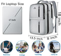 MATEIN Travel Backpack for Women, Extra Large 40L Carry on Backpack with USB Port & Shoe Compartment, Airplane Approved Travel Bag Fit 17" Laptop,