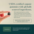 Gaia Herbs Sleep Gummies - Sleep Support*- Ashwagandha, Reishi Mushroom & Passionflower - USDA Certified Organic, Non-GMO Project Verified, Gluten