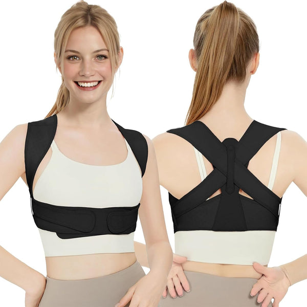 Back Brace Posture Corrector for Women, Upper Back Support Straps Straightener, Hunchback Improve Posture Correct-Shoulder, Upper Back Pain Relief