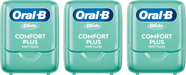 Oral-B Glide Pro-Health Comfort plus Floss, Mint, 3 Ct