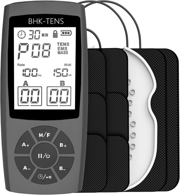 TENS Unit Muscle Stimulator for Pain Relief Therapy, 22 Modes EMS TENS Machine, Electronic Muscle Relaxer for Shoulder Pain Relief, Back Pain,