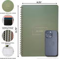 Undated Daily Planner | 8.25â X 11.75â to Do List Notebook | Work Productivity ADHD Organizer | Men and Women Planner | College Supplies |