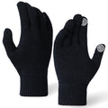 WANDER Gloves for Men Womens Lightweight Merino Wool Touchscreen Thermal Knit Running Winter Glove Liners