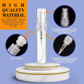 60PCS 5Ml Mini Spray Bottle, Portable Clear Plastic Spray Bottle, Empty Fine Mist Refillable Perfume Atomizer, Small Sample Containers for