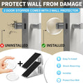 Strongest Adjustable Spring Loaded Large Door Stopper - Heavy Duty Tall Door Stop Wedge Door Stoppers for Bottom of Doors,Tall up to 3 in Doorstop
