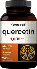 Naturebell Quercetin 1000Mg per Serving | 240 Capsules, Ultra Strength Quercetin Supplement | Bioflavonoids for Healthy Immune Support, Third