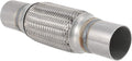 4 Pack 2 X 6 Inches Stainless Steel Heavy Duty Exhaust Flex Pipe, Double Braid Exhaust Flex Tube, Overall Length 10 Inches