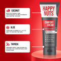 HAPPY NUTS Comfort Cream Deodorant for Men: Anti-Chafing Sweat Defense, Odor Control, Aluminum-Free Mens Deodorant & Hygiene Products for Men'S