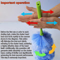 4 Pack Washable Electrostatic Duster, Extendable Pole 25" to 55", Feather Duster for Cleaning, Electrostatic Feather Duster